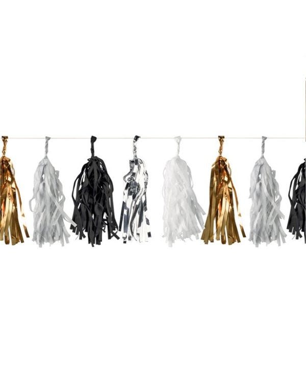 Metallic Tassel Garland - 3m