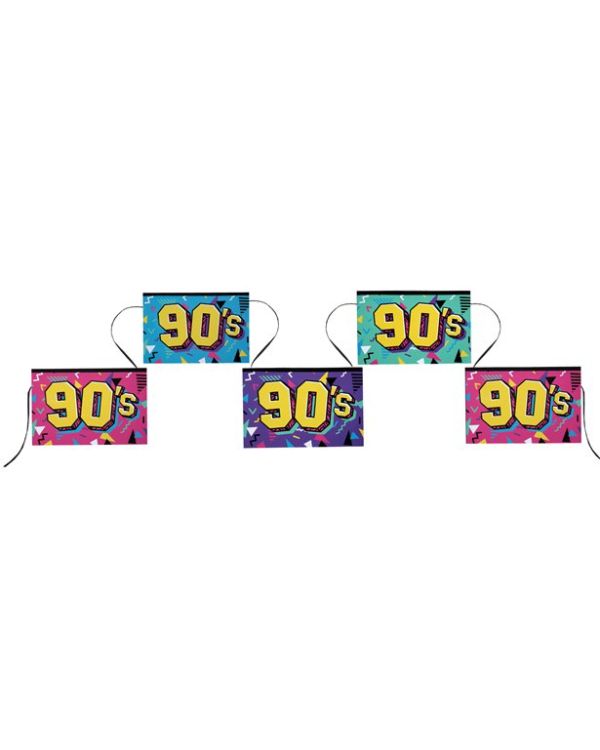 90&#039;s Bunting - 5m
