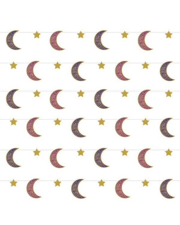 Opulent Eid String Decoration - 2.13m (6pk)