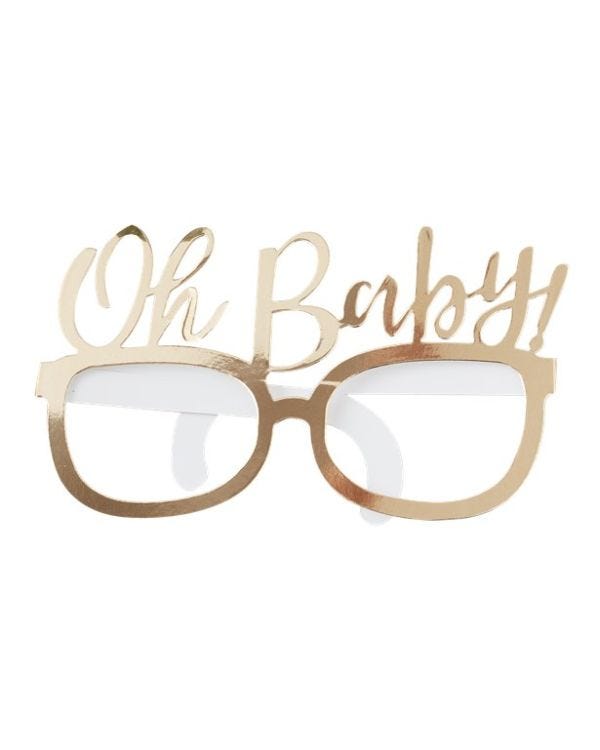 Oh Baby!&#039; Fun Paper Glasses (8pk)