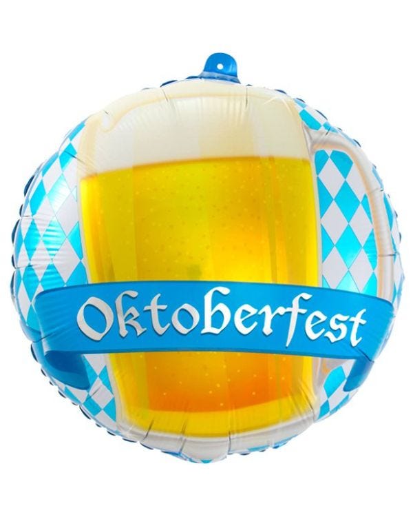 Oktoberfest Round Balloon - 16&quot; Foil