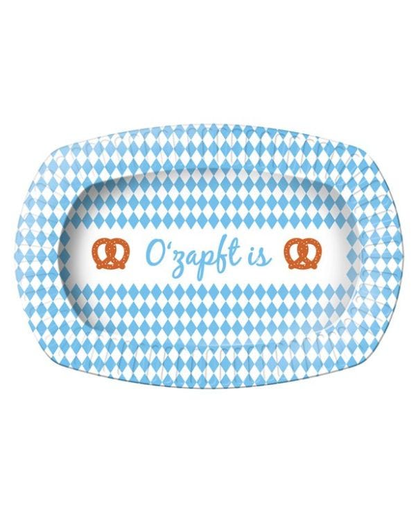 Oktoberfest Paper Plates - 24cm x 16cm (6pk)