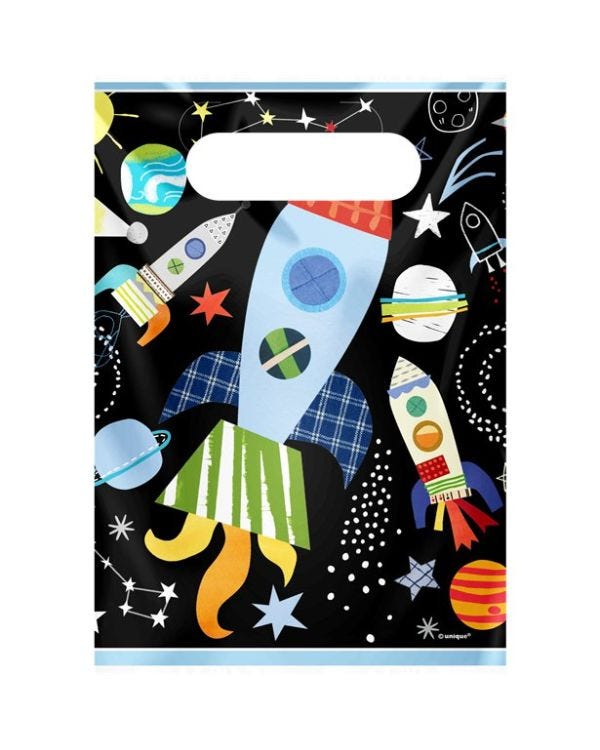 Outer Space Party Loot Bags (8pk)