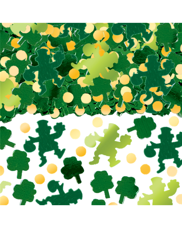 St Patrick&#039;s Day Big Pack Of Shamrocks Table/Invite Confetti (71g pack)
