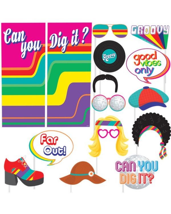 Good Vibes Scene Setters with Props (15pk)