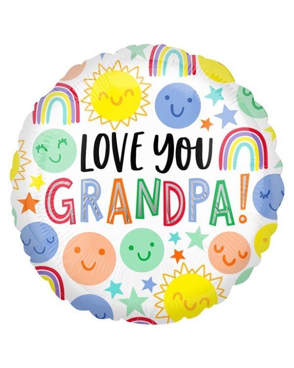 Love You Grandpa Balloon - 18&quot; Foil