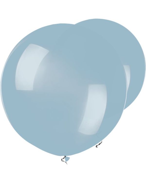 Blue Slate Balloons - 17&quot; Latex (50pk)
