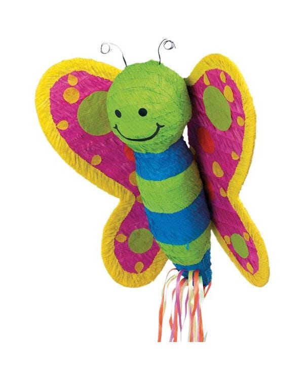 Butterfly Pull Piñata - 58cm x 53cm