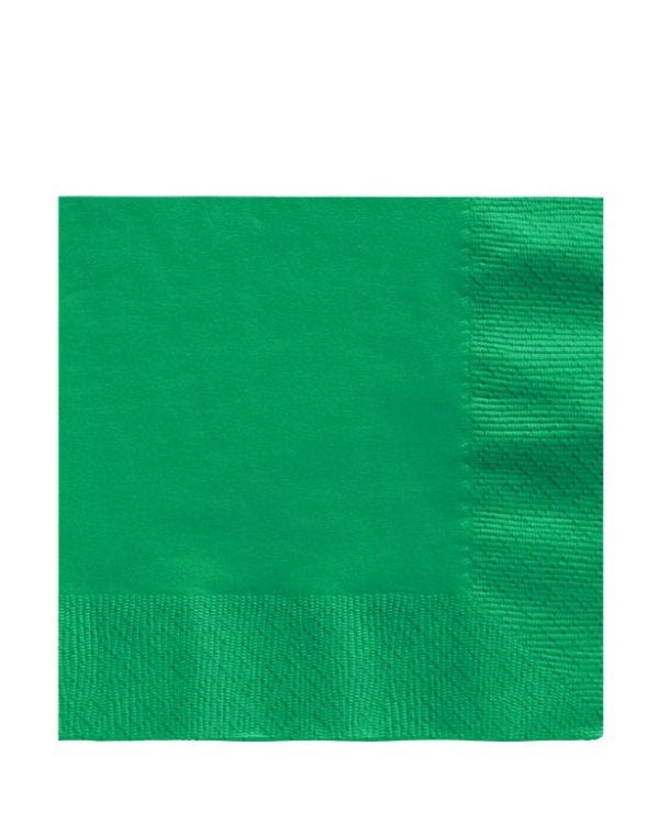 Green Paper Luncheon Napkins - 33cm (20pk)
