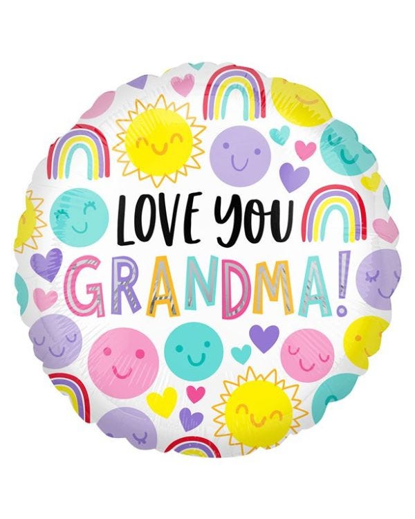 Love You Grandma Balloon - 18&quot; Foil