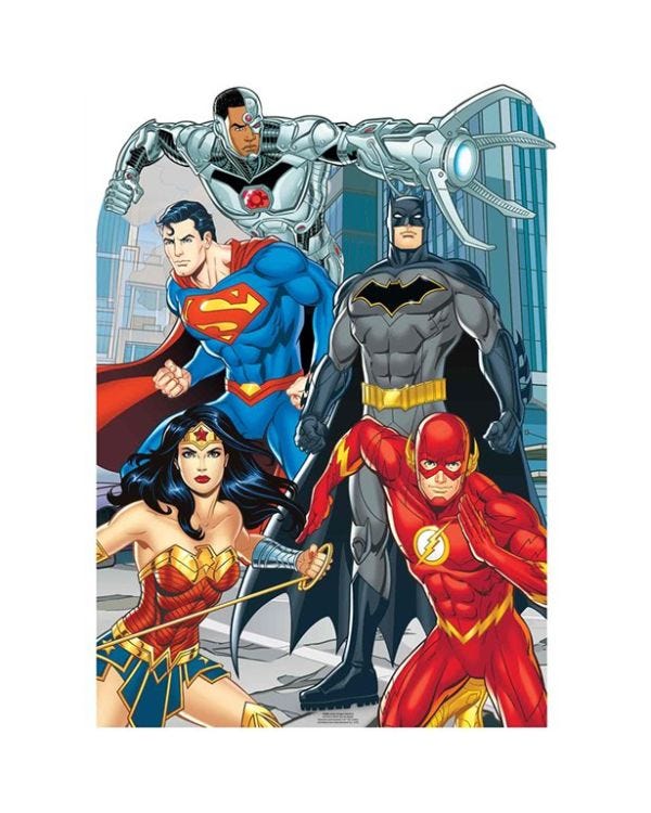 Justice League Children&#039;s Stand In Photo Prop - 135cm x 96cm