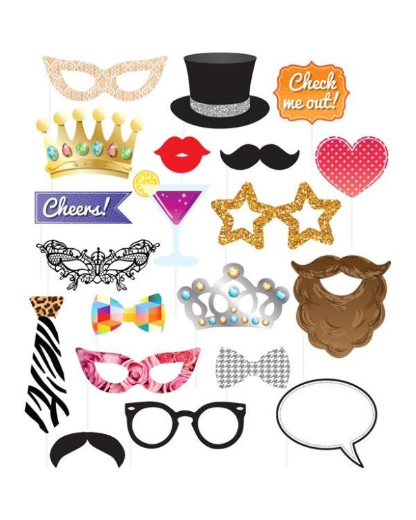 Party Photo Prop Kit (20pk)