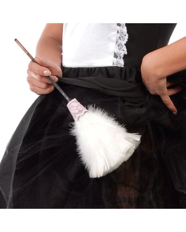 White Feather Duster