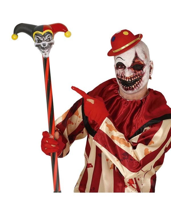 Krazed Jester Cane - 90cm