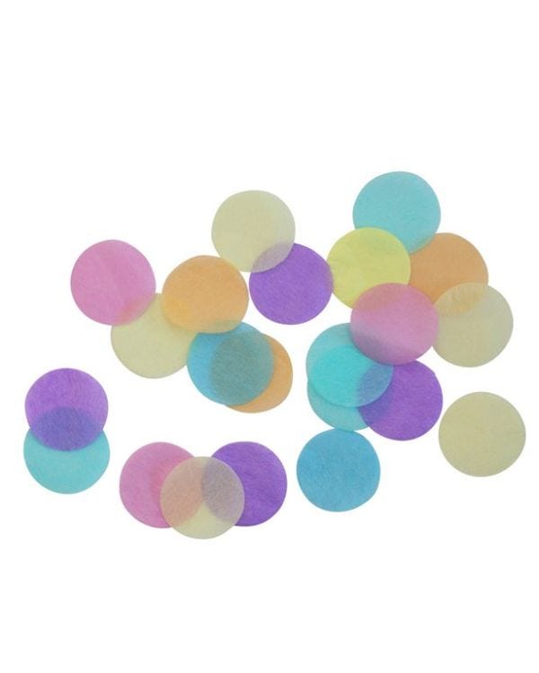 Pastel Rainbow Confetti (15g pack)
