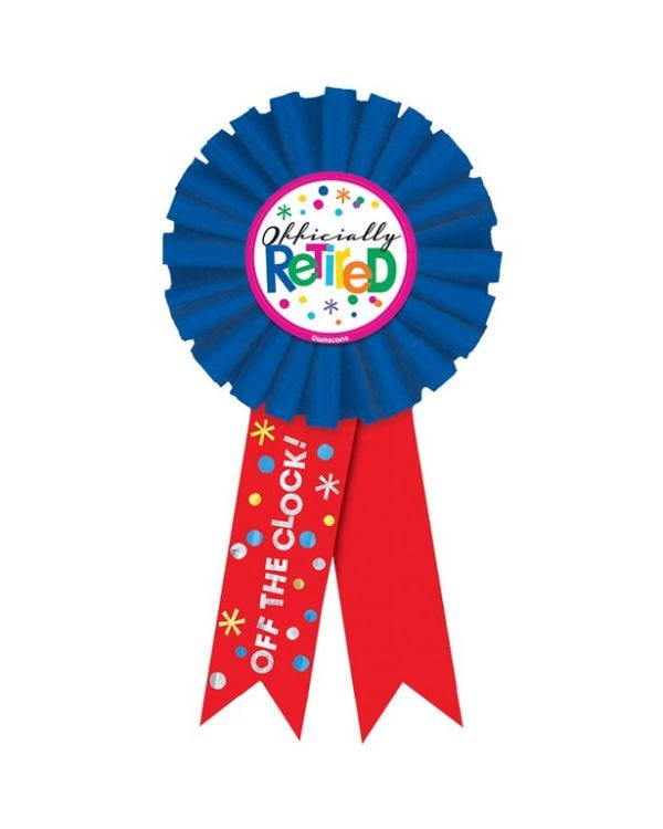 Retirement Ribbon Award