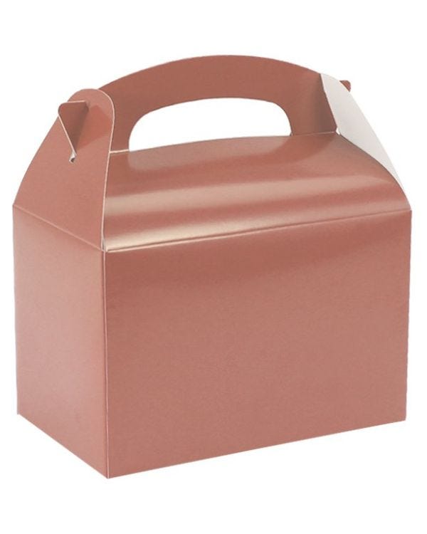 Rose Gold Party Boxes (6pk)