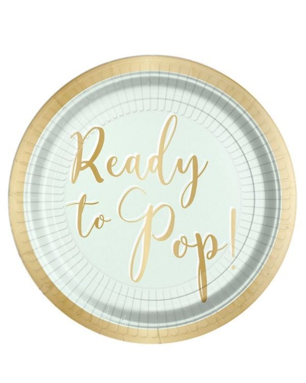 Ready To Pop Paper Plates - 23cm (8pk)