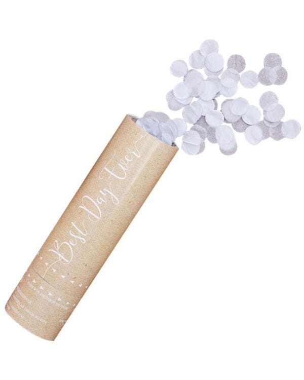 Rustic Country Confetti Cannon - 15cm