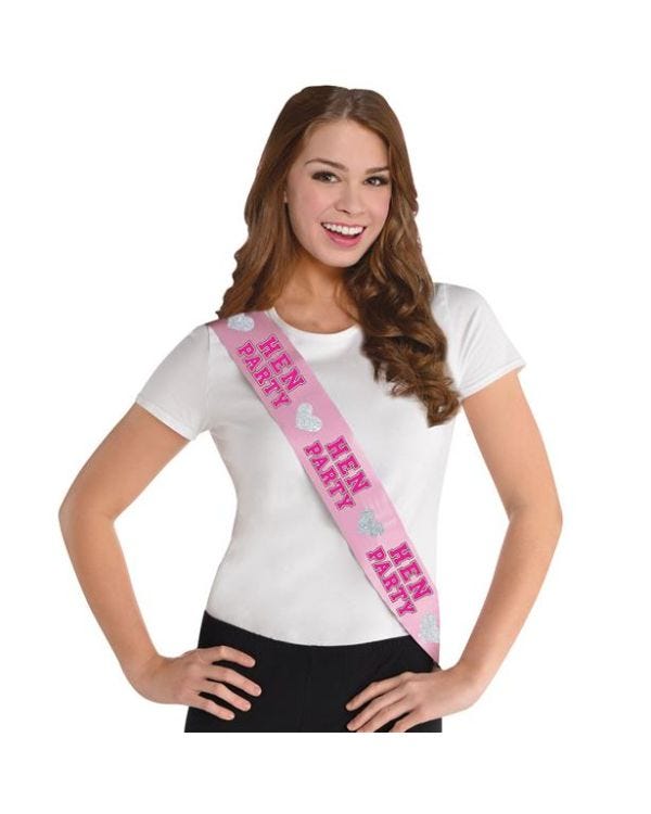 &#039;Hen Party&#039; Value Sashes (8pk)