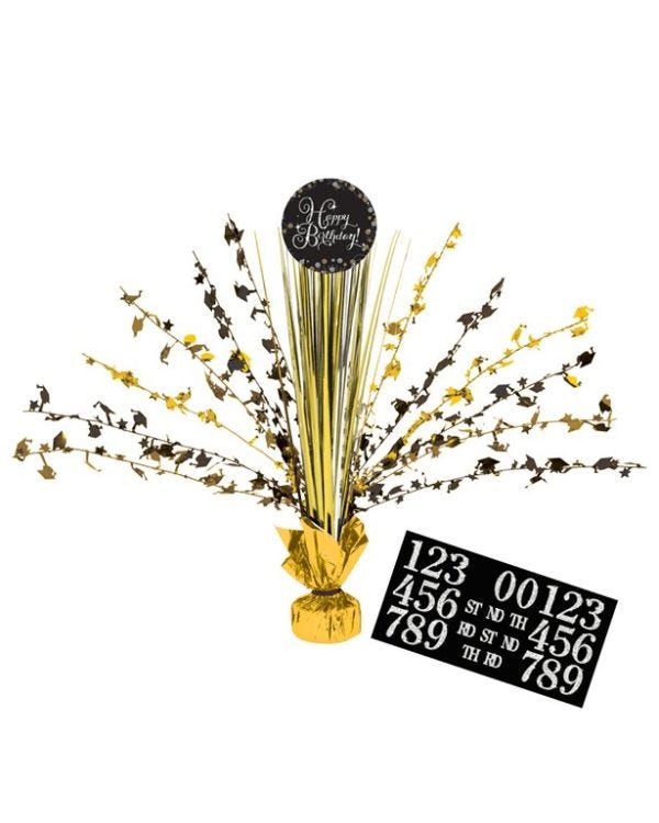 Sparkling Celebration Personalised Centrepiece Weight