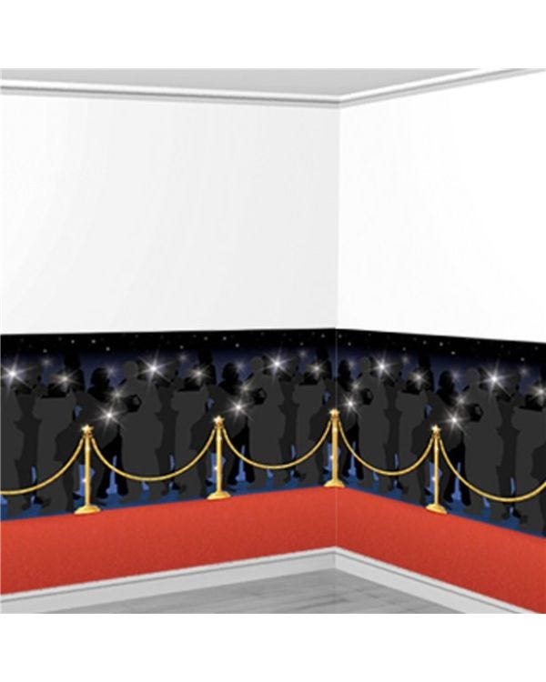 Red Carpet Backdrop Scene Setter - 1.2m x 12.5m