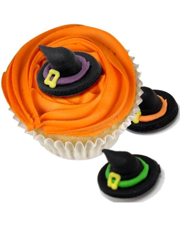 Witch Hat Sugar Cake Toppers (5pk)