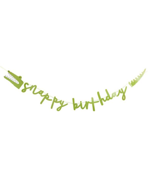 Snappy Birthday Banner - 2m
