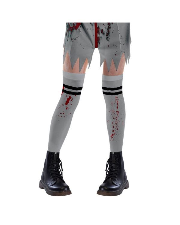 Zombie Cheerleader Socks - Child