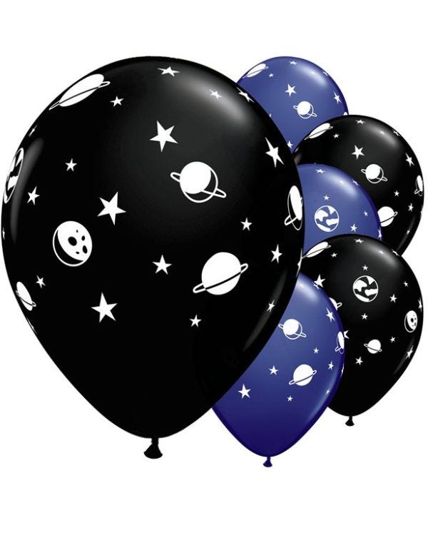 Space Balloons - 11&quot; Latex (25pk)