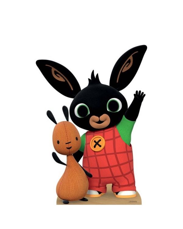 Bing and Flop Cardboard Cutout - 95cm x 67cm