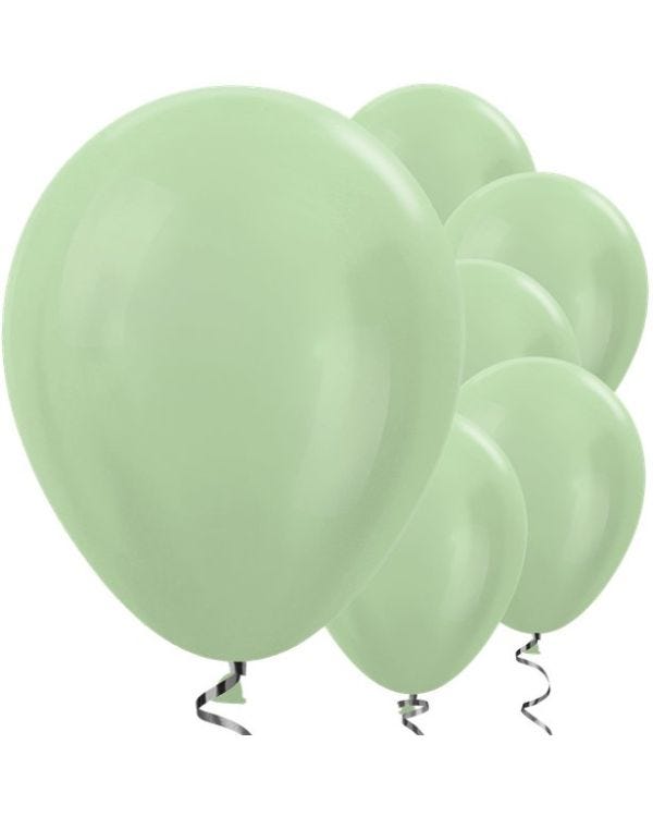 Green Satin Balloons - 12&quot; Latex Balloons (50pk)