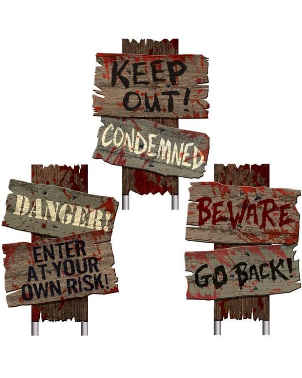 Cemetery Path Signs - 30.4cm