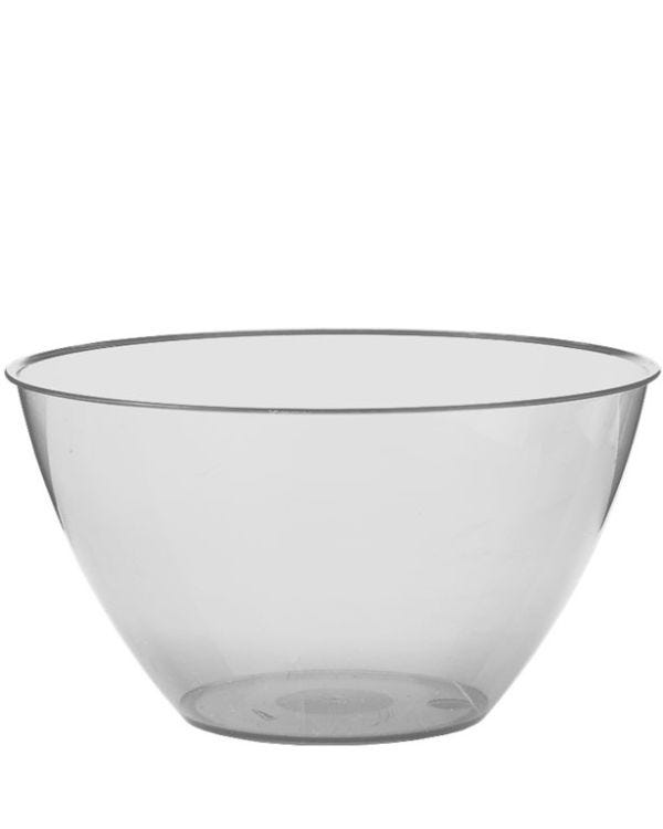 Clear Plastic Swirl Bowl - 680ml