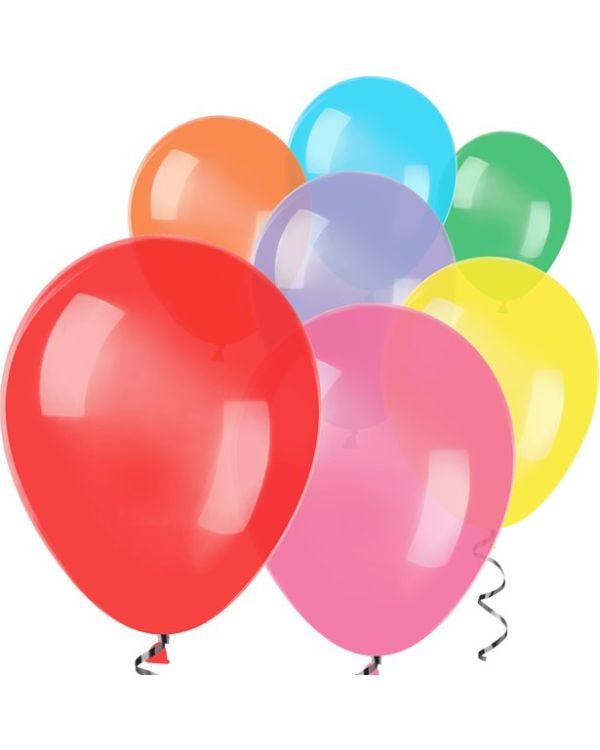 Assorted Mini Balloons - 5&quot; Latex Balloons (100pk)