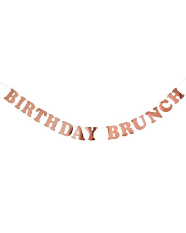 Birthday Brunch Paper Banner - 2m
