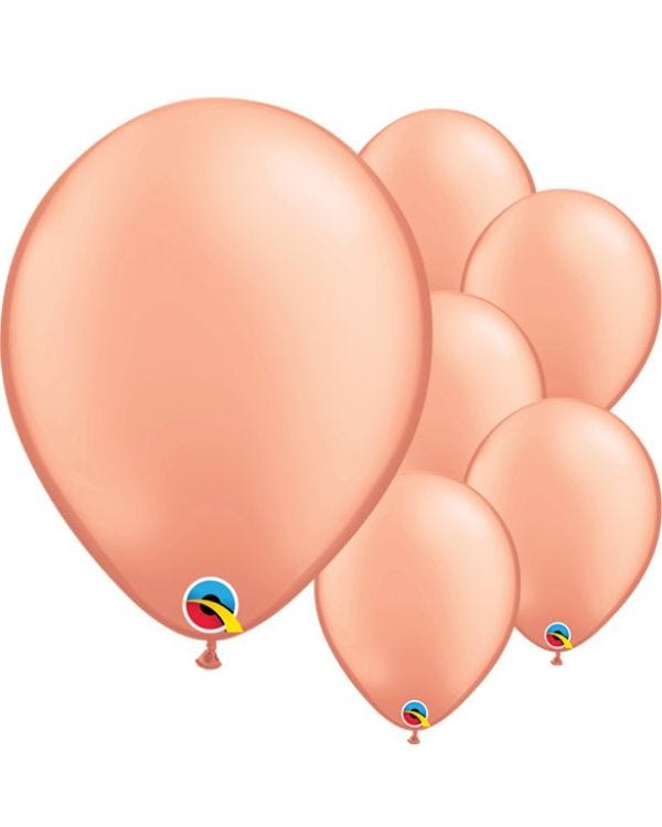 Rose Gold Latex Balloons - 11&quot; (25pk)