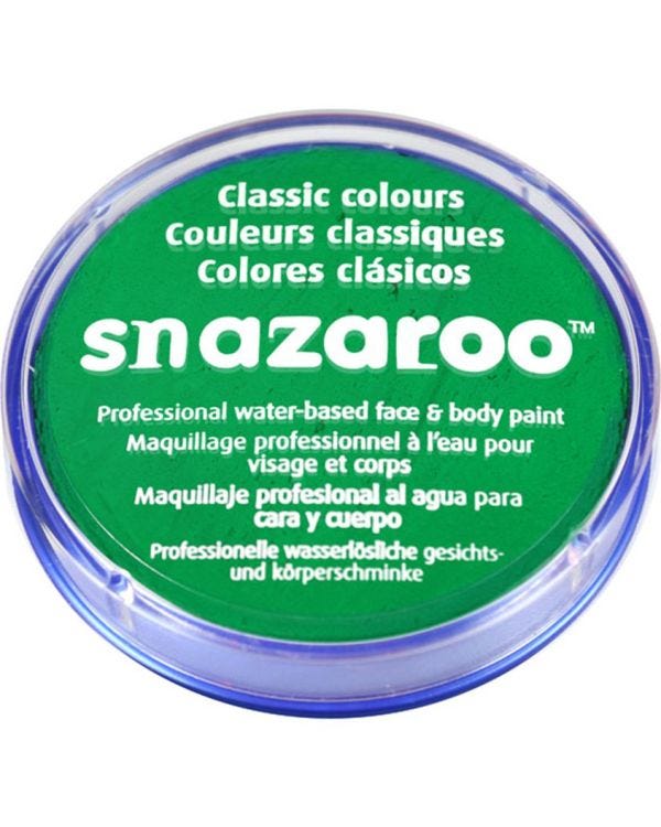 Snazaroo Bright Green Face Paint - 18ml