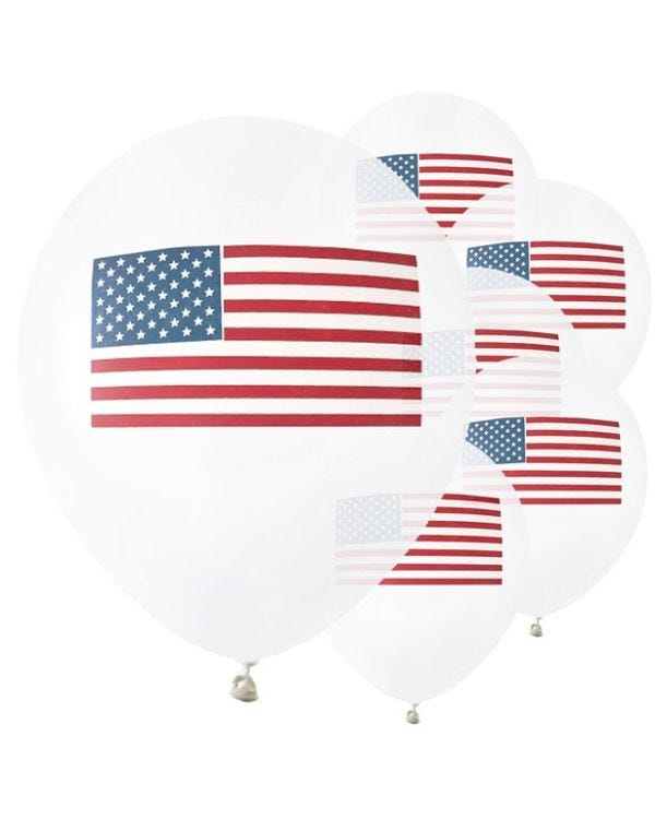 USA Balloons - 9&quot; Latex (8pk)