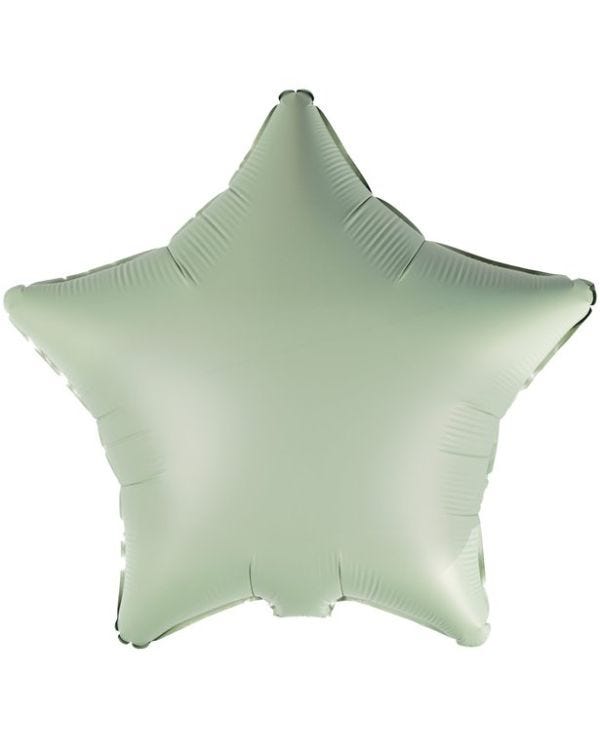 Silk Lustre Eucalyptus Star Foil - 18&quot;