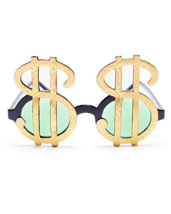 Dollar Sign Glasses