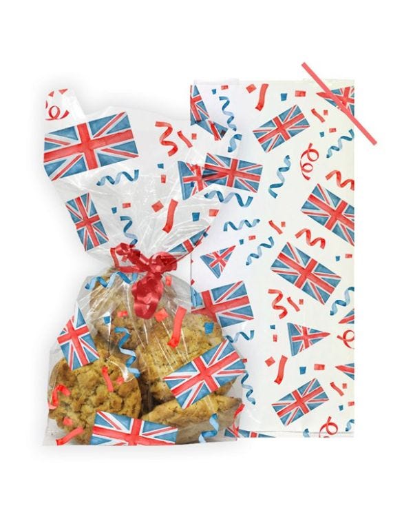 Union Jack Cello Bags (20pk)