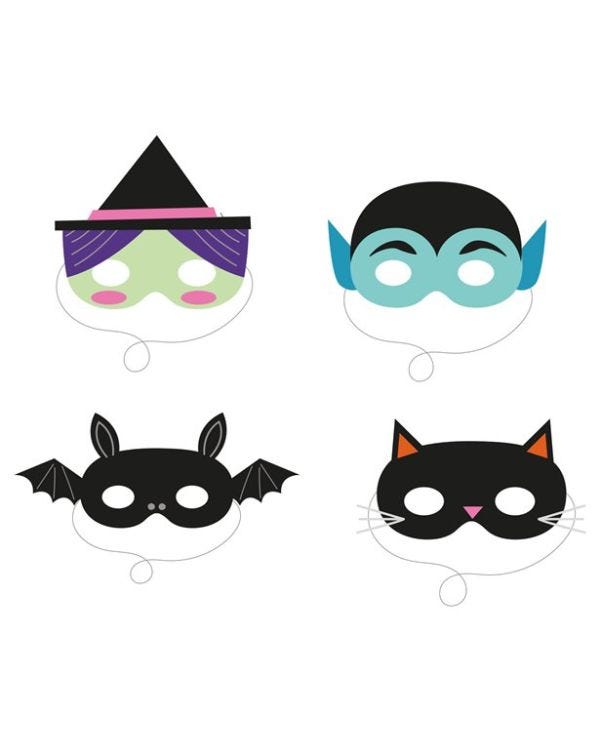 DIY Halloween Paper Masks