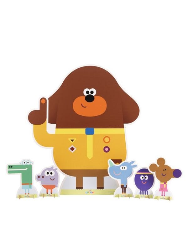 Hey Duggee &amp; The Squirrel Club Cardboard Cutouts - 107cm (6pk)