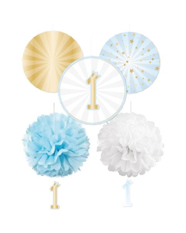 1st Birthday Blue Decorating Kit