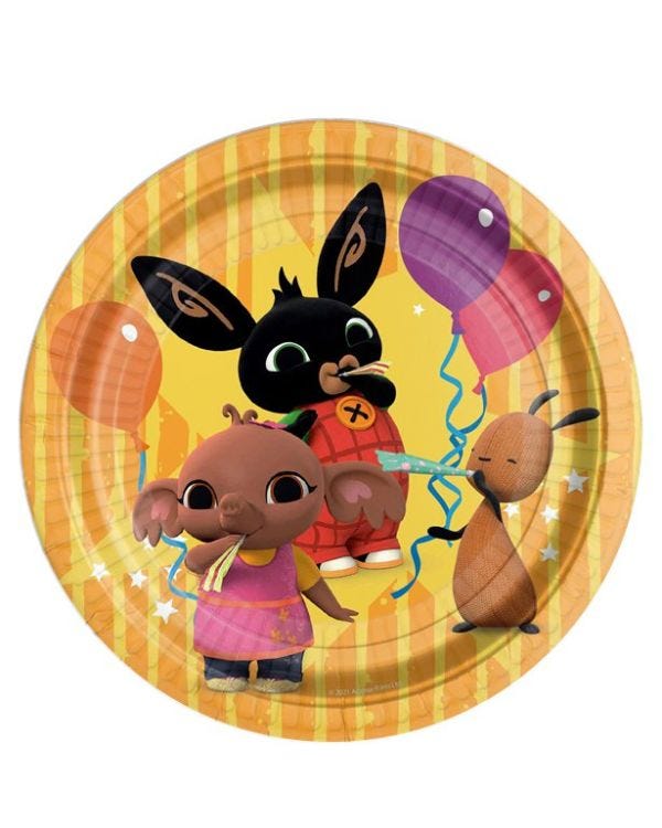Bing Party Paper Plates - 23cm (8pk)