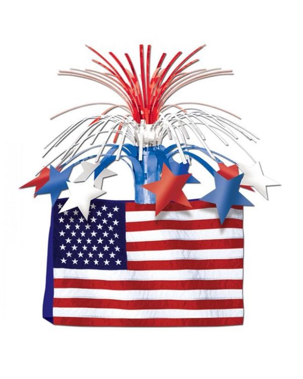 American Flag Centrepiece