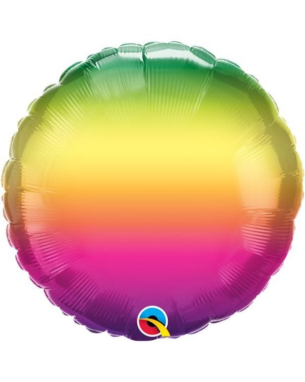 Vibrant Ombre Balloon - 18&quot; Foil