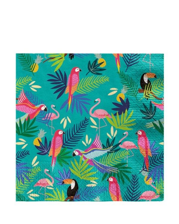 Club Tropicana Lunch Napkins - 33cm (16pk)