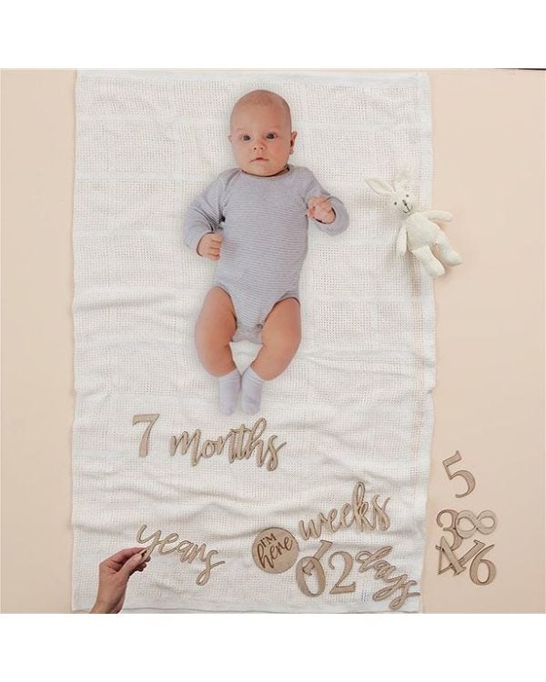 Baby In Bloom Milestone Blanket Kit